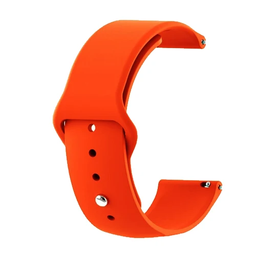 10-Orange red Спортивный ремешок для Huami Amazfit GTS/Bip lite/GTR 42 мм/pace/GTR 47 мм/stratos ремешок силиконовый браслет аксессуары - Цвет ремешка: 10-Orange red
