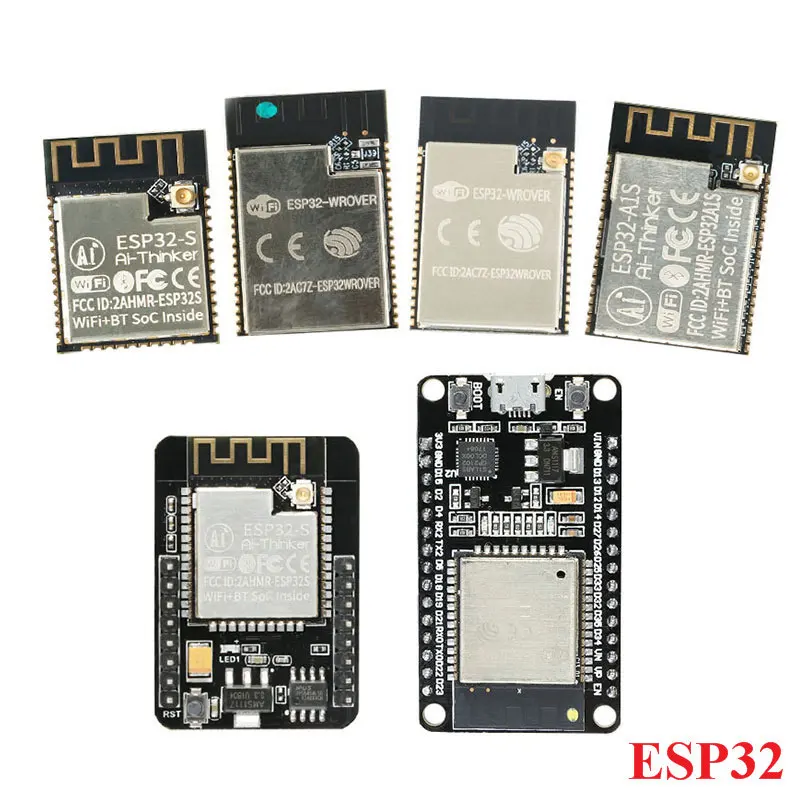 Макетная плата ESP-WROOM-32 ESP32-S ESP32-A1S ESP32-WROVER-I ESP32-WROVER ESP32-CAM с беспроводным модулем ESP32