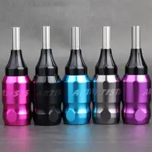 Дешевая Высокое качество 25 мм рукоятка из алюминиевого сплава трубка ястреб иглы картридж Татуировка ручка татуировка трубка для картриджей иглы