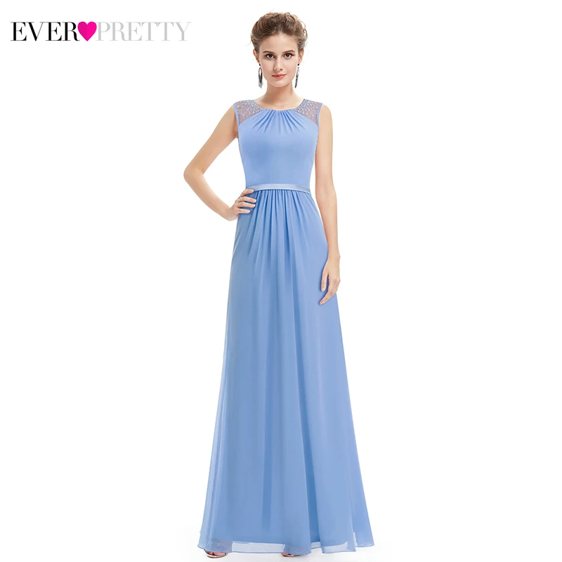 Ceny Zawsze dość eleganckie suknie wieczorowe kiedykolwiek dość linia O Neck zroszony bez rękawów tanie formalne sukienki na przyjęcie Vestido Longo Festa