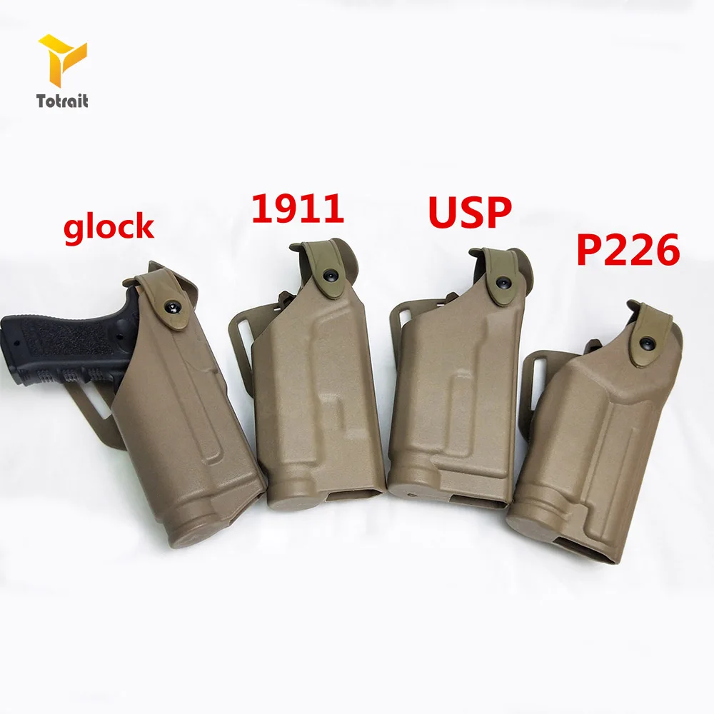Тактический ремень кобура для пистолета Glock 17 19 1911 M9 SIG P226 USP страйкбольный чехол