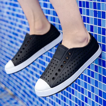 

Summer Lightweight Men Sandals Breathable Slip on Sandalias Hombre Casual Shoes Men and Women Outdoor 2020 Erkek Sandalet Unisex