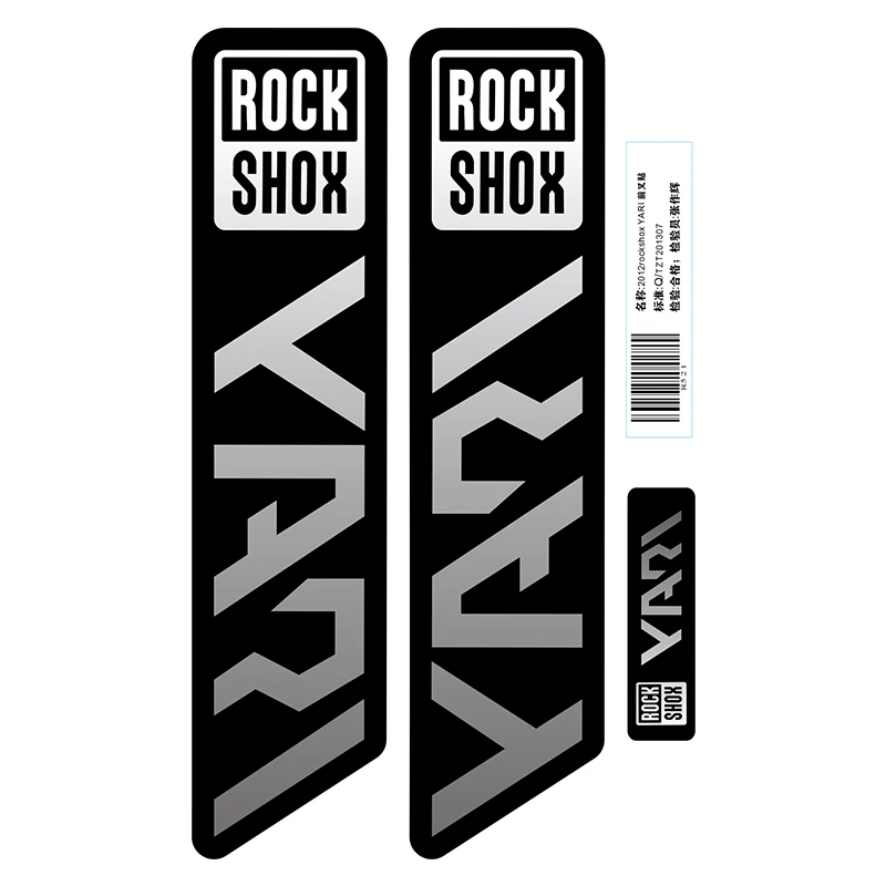 7 Rock Shox NO SHOX Stickers 