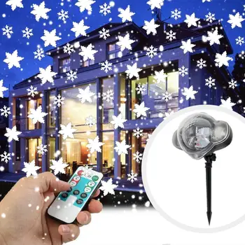 

Projector Mini Snowflake Projection Lamp Birthday Party Courtyard Outdoor Waterproof Projector LED Laser Fashion Projection Lamp
