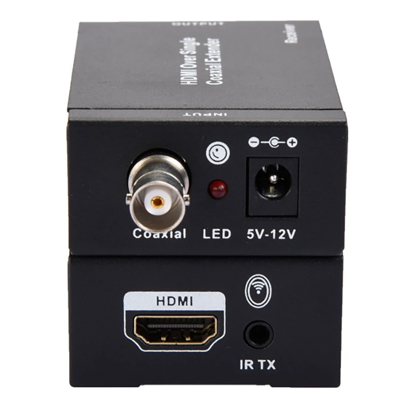 HDMI удлинитель NK C100IR по одиночному коаксиальному кабелю 1080P HD конвертер IR для