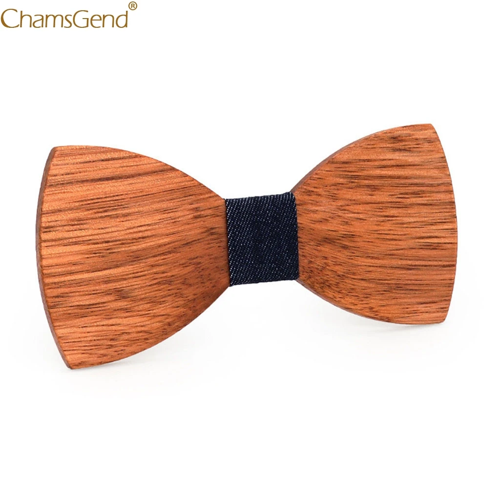 1PC Wooden Bow Tie Butterfly Neck Tie for Men Gentleman Formal Suit Blazer Clothing Accessories Drop Shipping 907