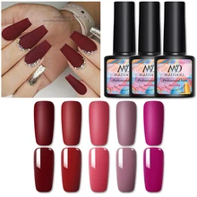 MAD DOLL 1 бутылочка УФ-Гель-лак сливового цвета для ногтей Гель-лак для ногтей цветной маникюрный лак DIY дизайн 8 мл