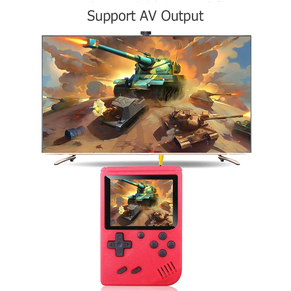 400 встроенных игр Мини Портативная Ретро видео портативная игровая консоль с