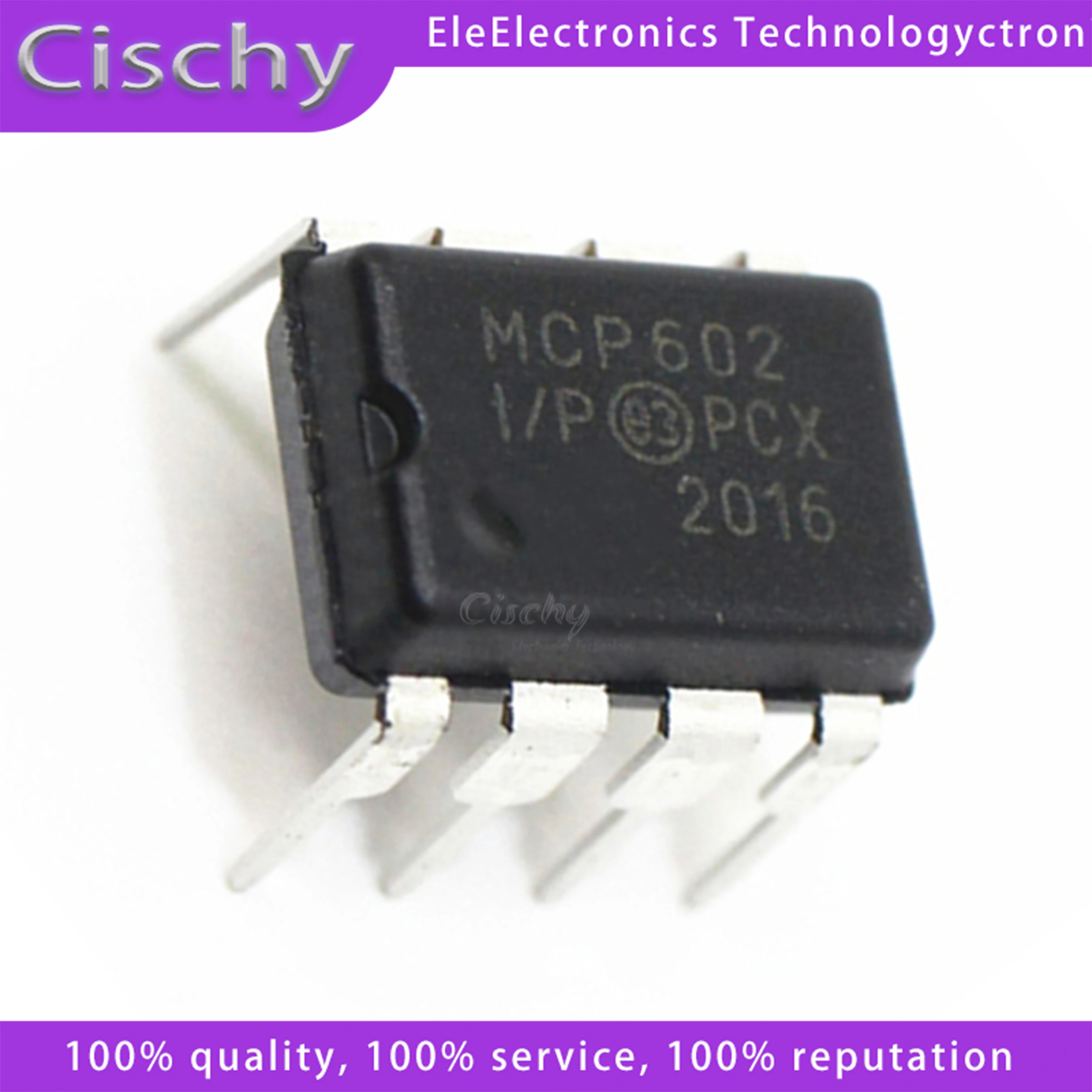 10 шт./лот MCP602-I/P MCP602 DIP8 2 7 V постоянного тока до 5.5V1 | Электронные компоненты и