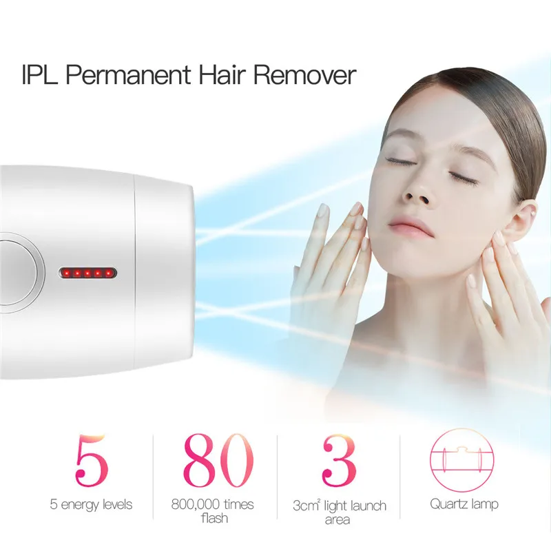 Лазерный эпилятор IPL с 800000 вспышками устройство для перманентного удаления волос