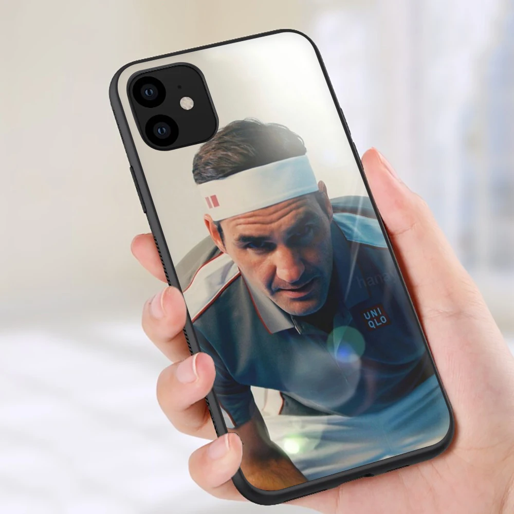 B7 Мягкий силиконовый чехол для телефона Роджер Федерер чехол для iPhone 5 5S SE 6 6S 7 8 plus X XR XS 11 Pro Max - Цвет: B7