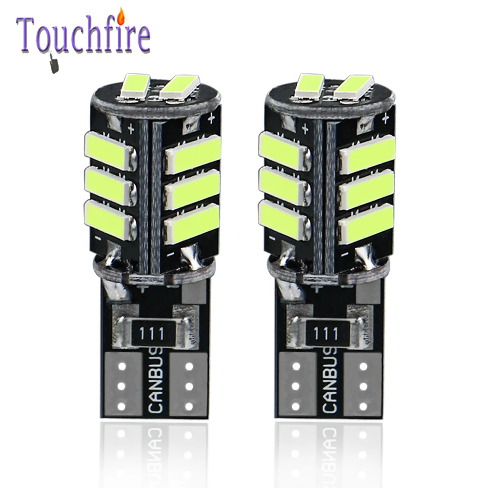 100 шт. Canbus Error Free T10 W5W 194 168 автомобильные лампы 7020 SMD 11LED авто Интерьер светильник зазор сигнала торможения внешний светильник 12V