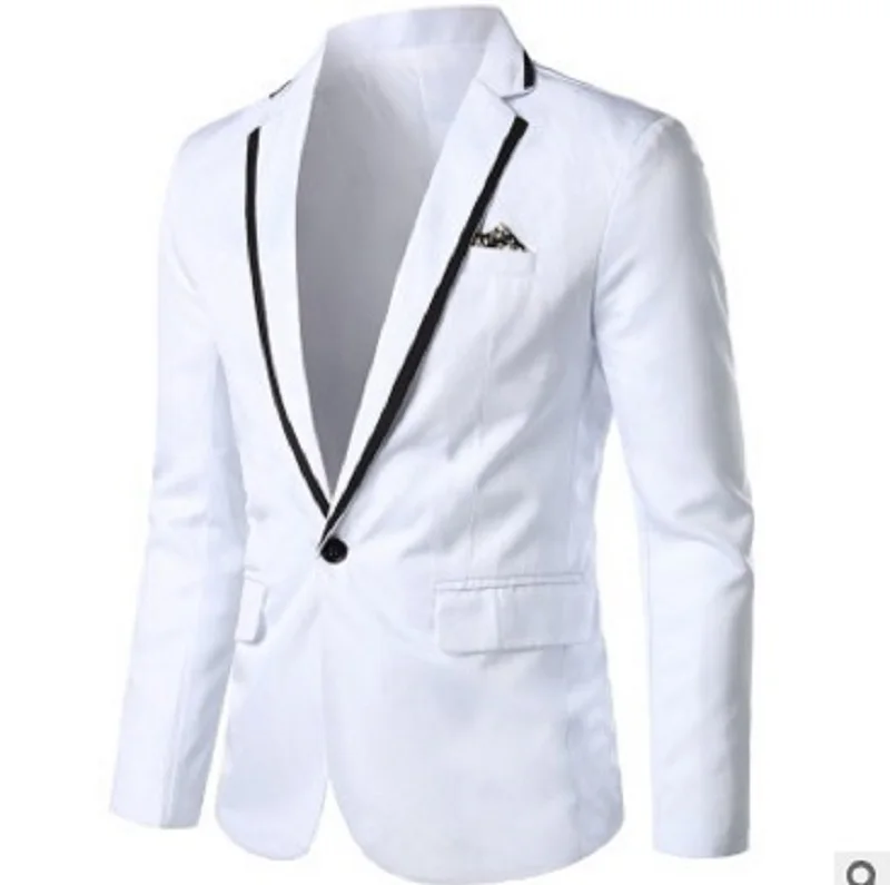Men Casual Solid Slim Fit Blazer Mens Wedding Dress Coat Plus Size 5XL Autumn Fashion Social Business Male Suit Jacket