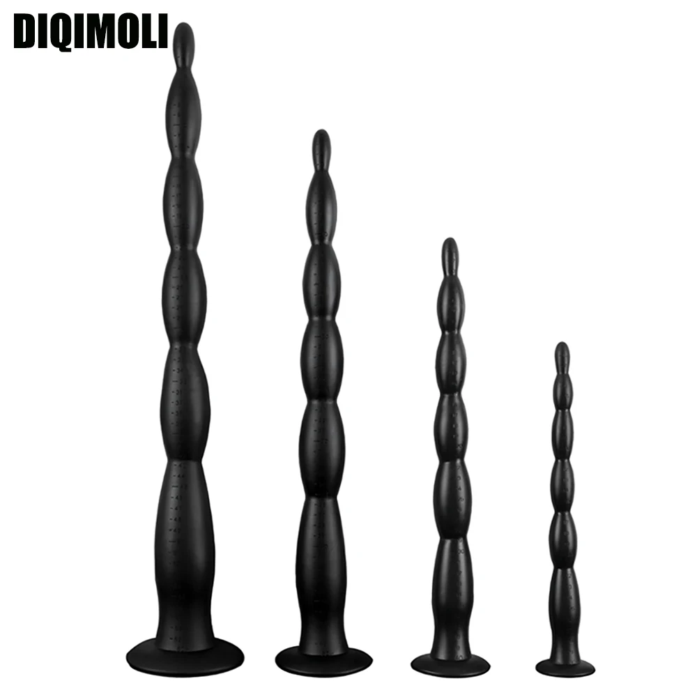 Plug anale lungo in silicone liquido morbido per uomo e donna_voghion.com