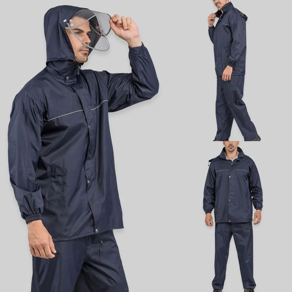 Защитный костюм защита от пыли брызг унисекс светоотражающий плащ плотный чехол