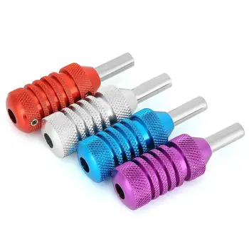 

22mm Tattoo Grip, Aluminum Tattoo Machine Handle Body Art Machine Supply Tattoo Hand Tubes Adjustable Grip Cover Tattoo Tips for