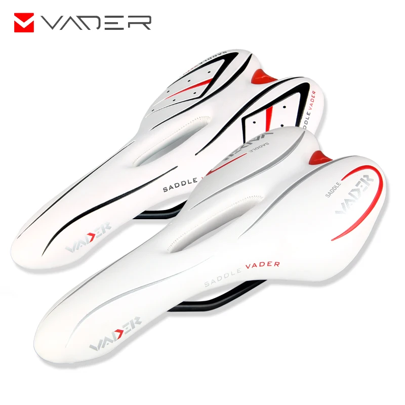Vader седло сверхлегкое дышащее велосипедное седло MTB шоссейное Велосипедное Сиденье Подушка водонепроницаемое pu кожаное седло для велоспорта