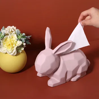 

Rabbit Elk Tissue Box Home Living Room Dining Table Creative Napkin Pumping Box Home Decoration Housewarming New Home Gift
