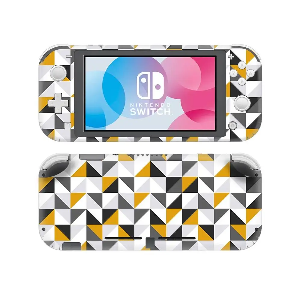 Серебристый NS NX аксессуары виниловая кожа Наклейка для nintendo Switch Lite Защитная крышка наклейка виниловая кожа для кожи наклейка s 0473 - Цвет: Серебристый