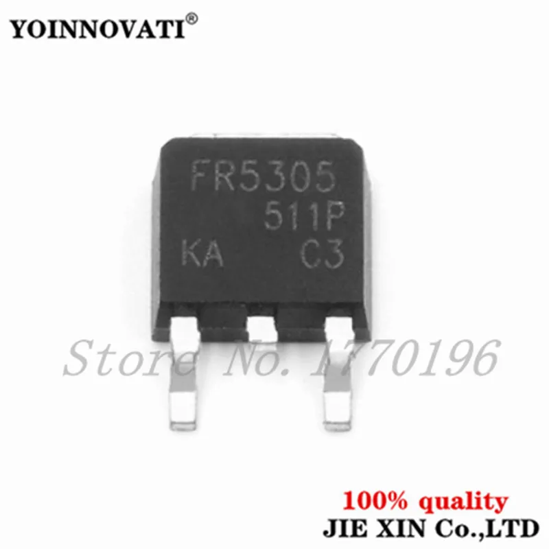 50 шт./лот IRFR5305TRPBF IRFR5305 5305 MOSFET P-CH 55В 31A DPAK к-252 лучшее качество | Электронные