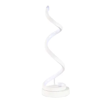 

Eu Plug Creative Design Spiral Modern Table Light Acrylic Table Lamps For Bedroom Beside Lamp Home Decor Lighting Fixture