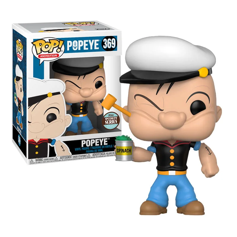 

Funko Pop Popeye the Sailor Popeye #369 Vinyl Figure Dolls Cartoon Popeye Action Figure Toys Birthday Gifts Toys for Children