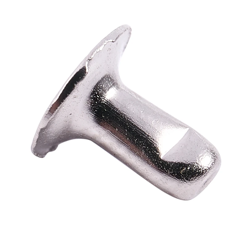 100 шт DIY Полые гвозди шляпа Заклепки 6 мм серебро