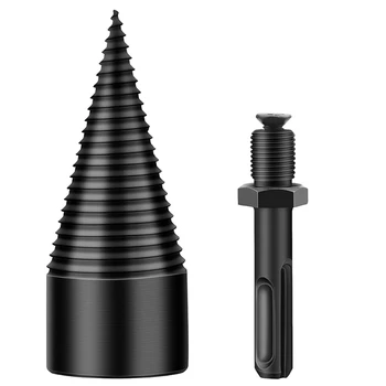 

38mm Drill Bit Chop Wood Splitting Tool Cone Log Splitters Wood Breaking Machine Wood Breaker Firewood Chopper