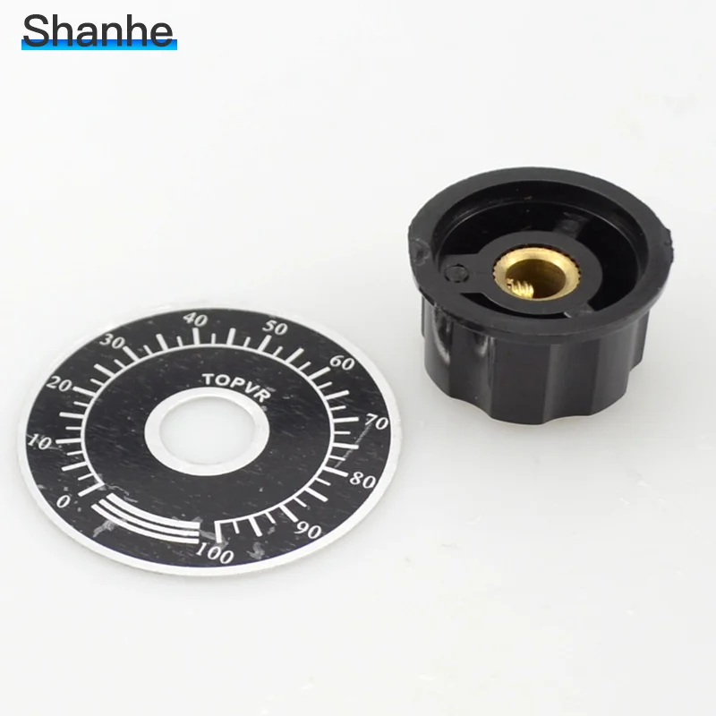 Ручки шкалы A03 с электронным потенциометром|knob black|knobs 16mmknob 6mm |
