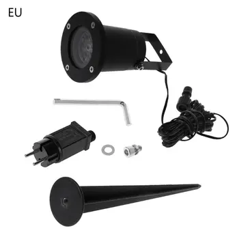 

Waterproof LED Stage Light AC100-240V Laser Snowflake Pattern Projection Lamp