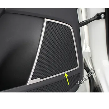 

Car Sticker Cover Styling Detector Door Inside Up Audio Speak Sound Ring Circle Trim For Skoda Kodiaq 2017 2018 2019 2020