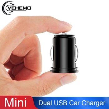 

Vehemo Dual USB Car Charger Car Quick Charger Phone Adapter for Cigarette Lighter Auto Charger Original GPS Navigator Pad