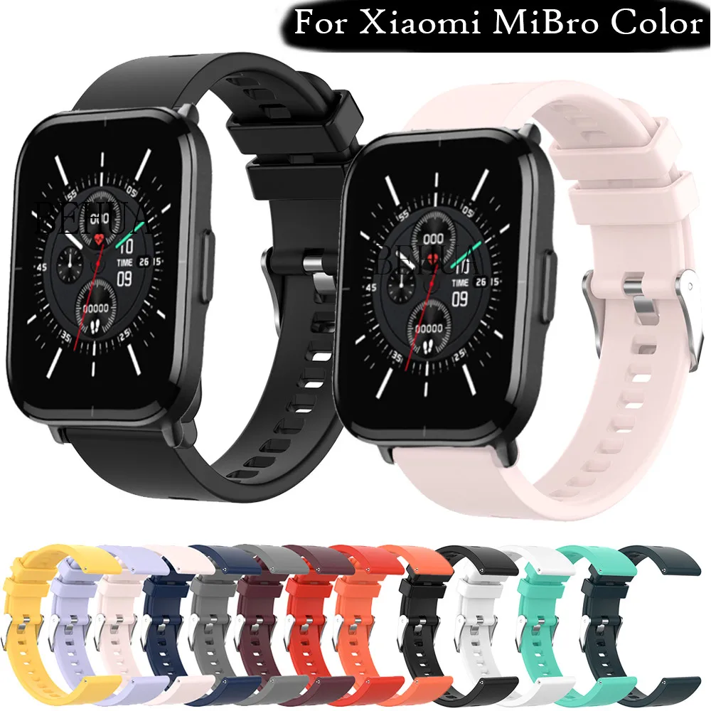 Silicone 20mm Universal Smartwatch Replacement Wristband Bracelet