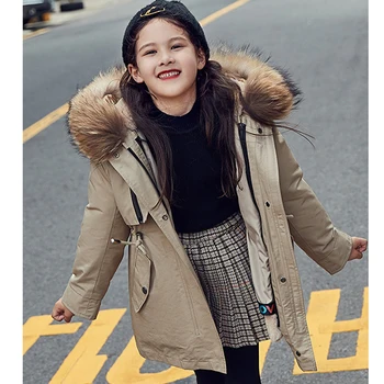 

Winter Jackets Kids 2020 -30 Degrees Fashion Girls Warm Hooded Duck Down Coat Children's Clothing Snow Wear Parka for Teen Boys
