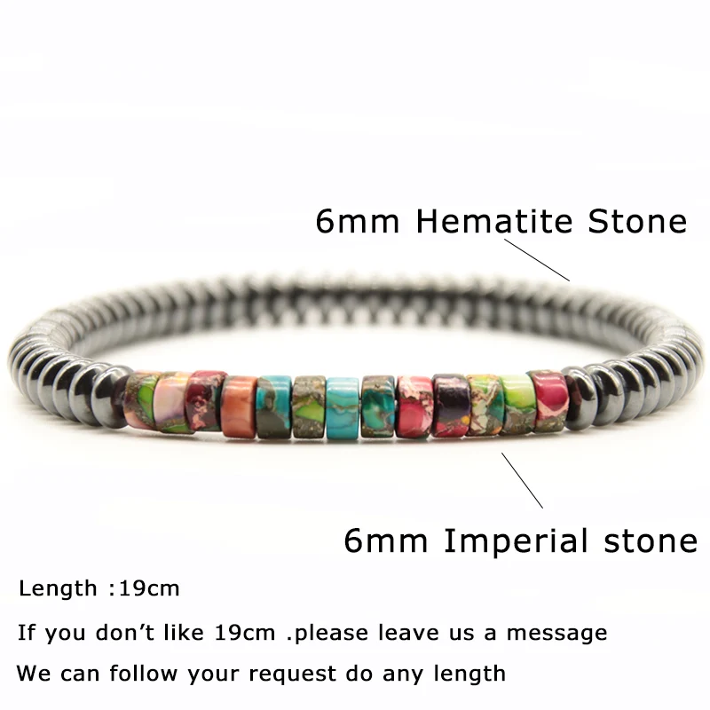 Noter Männer Perlen Armband Böhmischen Kaiser Stein Braslet Männlichen Charme Schmuck Zubehör Kühlen Biker Strang Brazalete Geschenk Für Ihn – Detail 1
