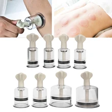 

8pcs Hand Twisting Rotational Acupunture Vacuum Cupping Set Massage Cupping Cup Physiotherapy Health Care Chinese Dampness Relax