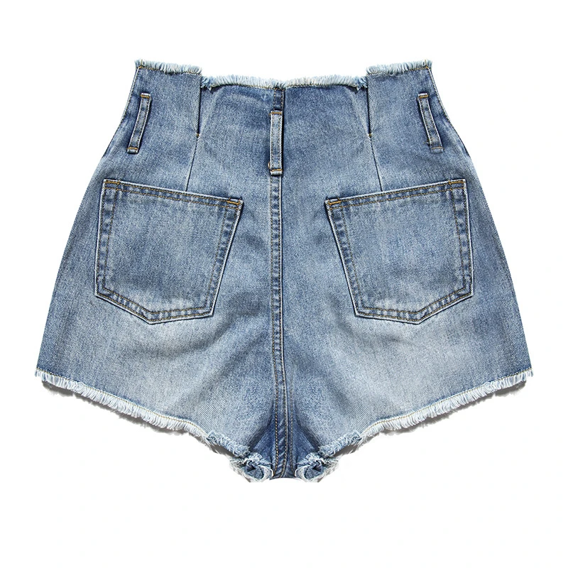 Korean Denim Shorts Women High Waist Diamonds Large Size Casual Summer Short Trouser Female Fashion Clothes 2020 New