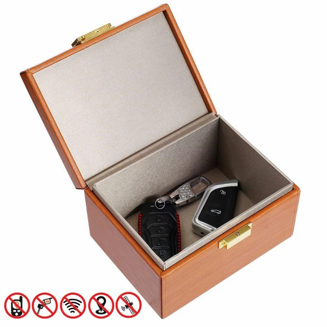 Car Key Signal Blocker Box Keyless Faraday Box Anti-Theft Safety Blocking  Pouch - AliExpress