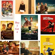 Когда-то. В Голливуде плакаты высокой четкости глянцевые бумажные принты домашнее украшение домашний арт бренд