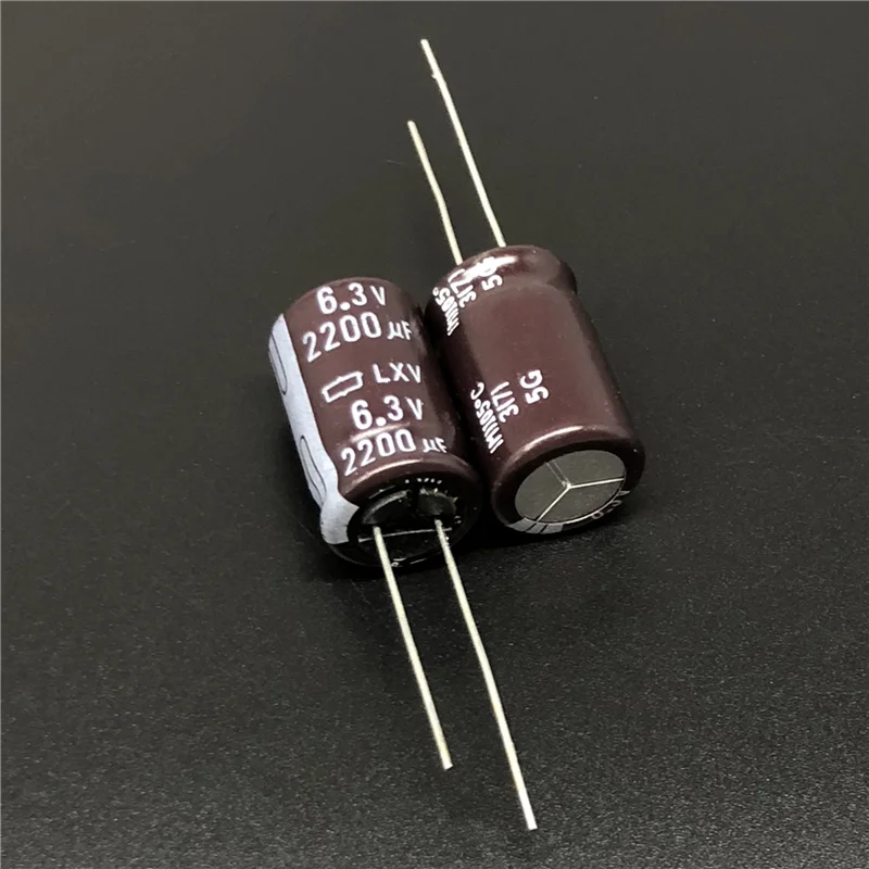 10 шт./100 шт. 2200 мкФ 6 3 В NIPPON LXV серия 12 5x20 мм низкое сопротивление 6.3V2200uF алюминиевый