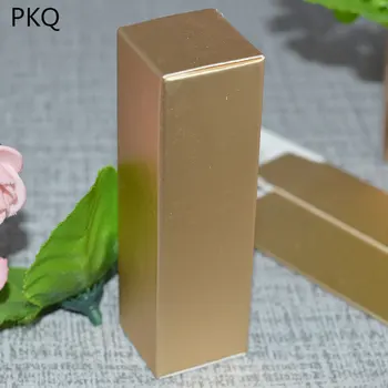 

300Pcs Wholesale Lipstick Packing Box Gold Paper Gift Box Lip Gloss Packaging Boxes Cosmetic Craft Box 2.5x2.5x8.5cm