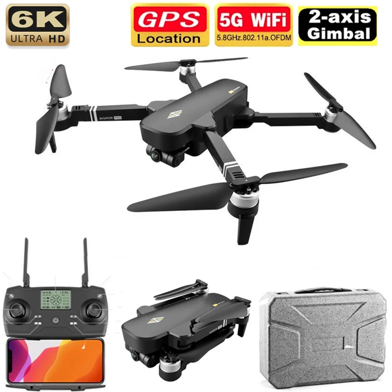 Dron 8811Pro 5G con Wifi, GPS, sistema de helicóptero RC con cámara HD 6K, Quadcopter profesional, compatible con tarjeta TF de 32G, vuelo de 28 Min, nuevo