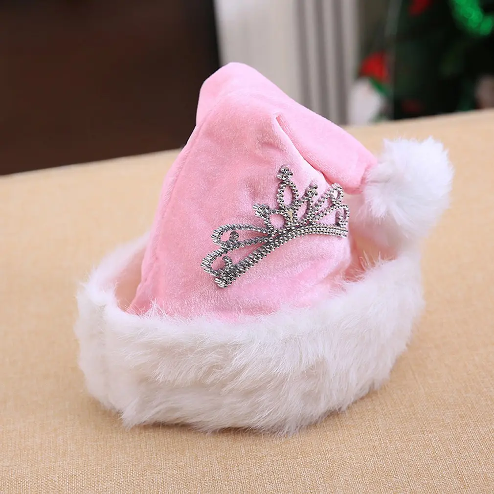 

Workmanship Ensure This Santa Claus Hat Will Last For Many Seasons Christmas Decorations Crown Christmas Plush Hat