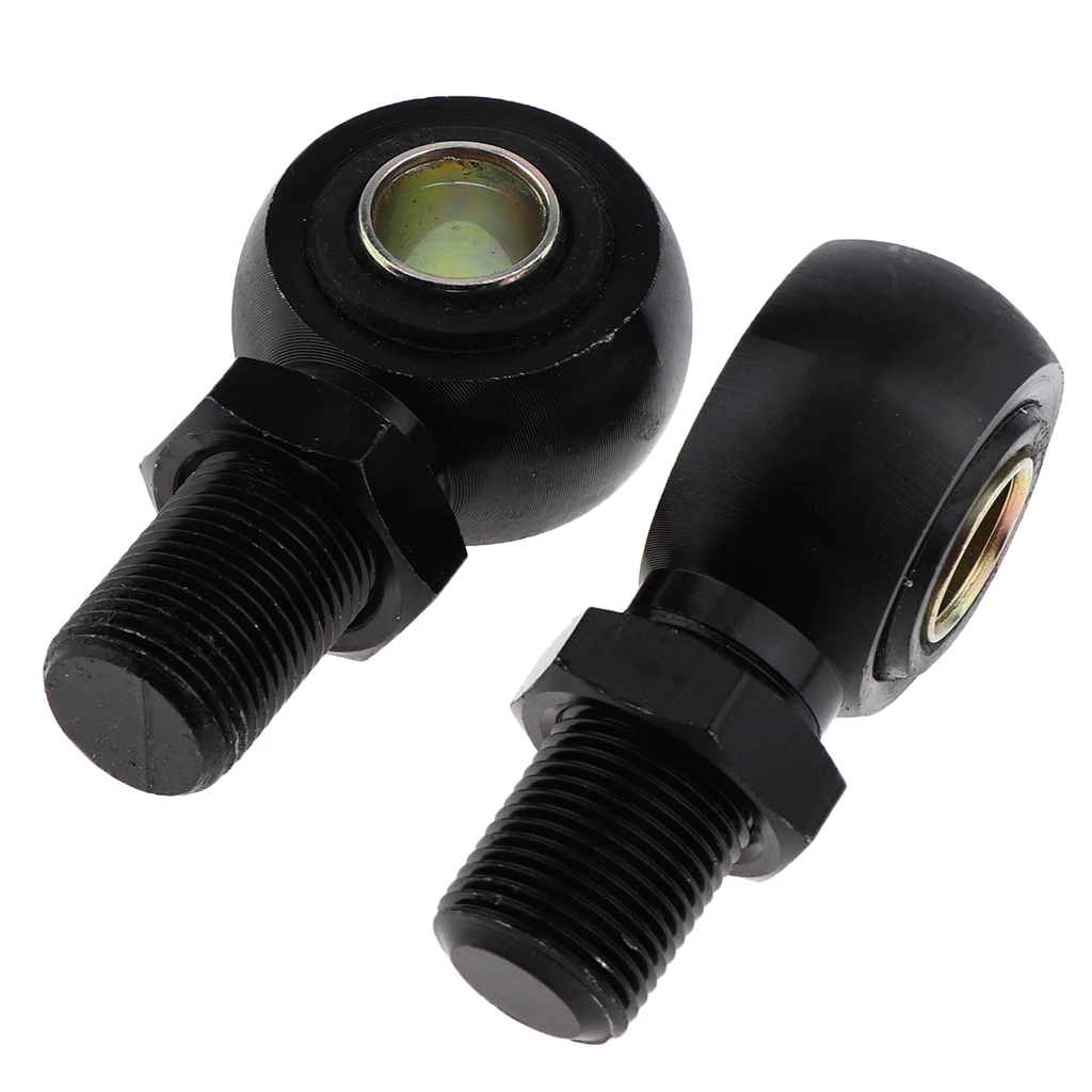 One Pair Eye Adapter Eye End for Motorcycle Scooter Shock Absorber 12mm Black