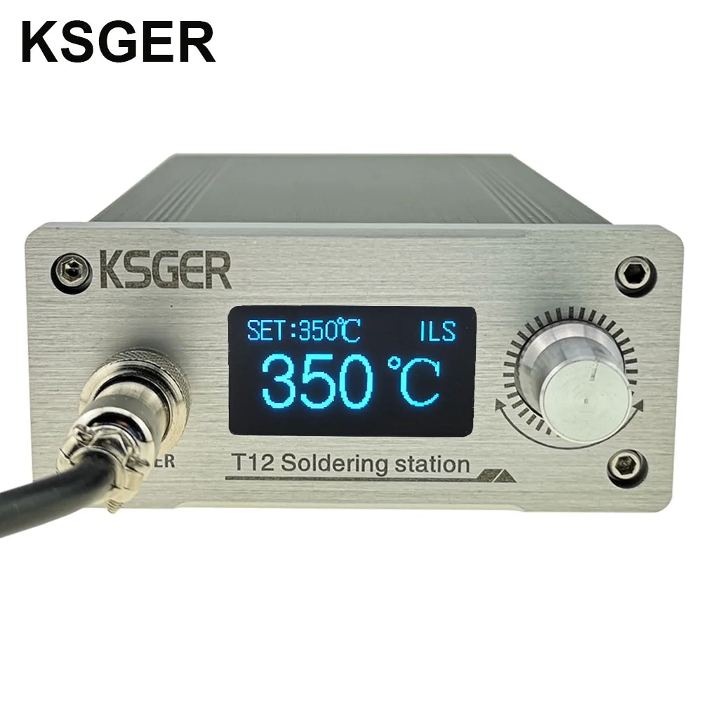 KSGER STM32 V3.1S T12 паяльная станция DIY OLED инструменты для пайки T12 железные наконечники 907 ручка металлическая подставка ЧПУ Передняя панель банки расплава