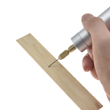 

Mini Electric Hand Drill Bit Chuck Kit Woodworking DIY Hole Equipment Power Tool