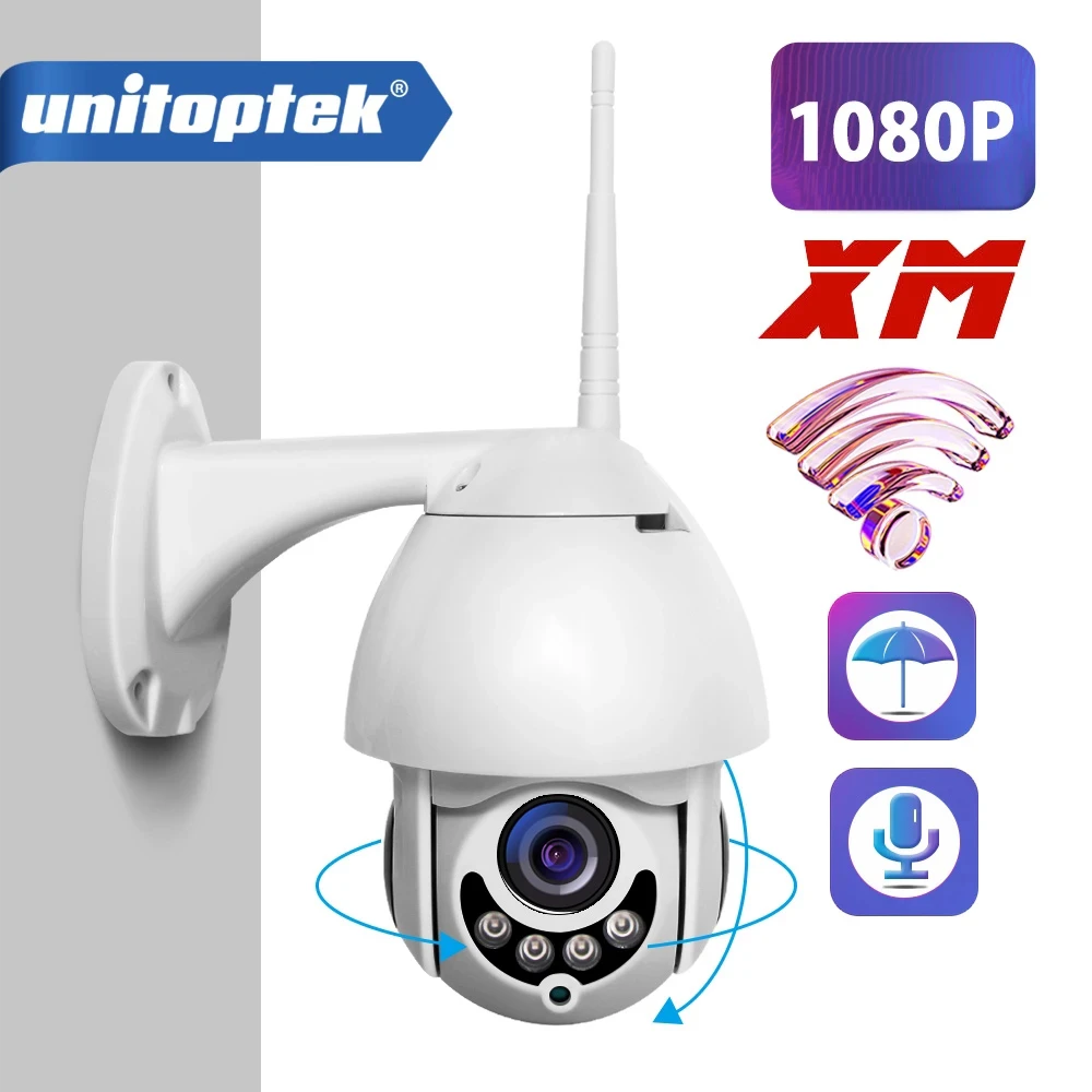 WIFI Camera Outdoor PTZ IP Camera 1080p 2MP Wireless Security Speed Dome Camera IR CCTV