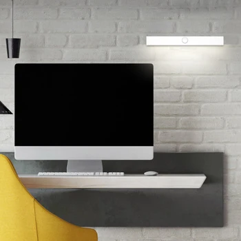 

LED Mirror Front Lights Bathroom Vanity Induction Lamp Cabinet Dressing Table Light USB Rechargeable