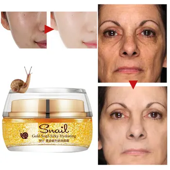 

Face Cream Deep Moisturizing Hydrating Anti Wrinkle Anti-Aging Whitening Gold Snail Essence Caviar Extract Face Care 50g