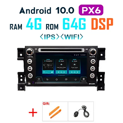 Px6 Car Radio 2 Din Android 10 With Screen For Suzuki Grand Vitara  2007-2015 Gps Autoradio Navigation Intelligent System Stereo - Car  Multimedia Player - AliExpress